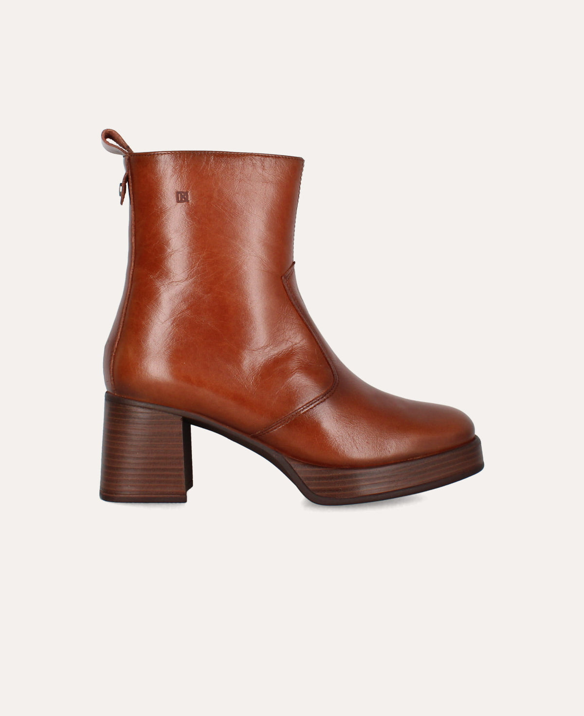 Dorking D9157 Bottines En Cuir Grainé Avec Zip - Talon 6,5 Cm - Tige 15,5 Cm